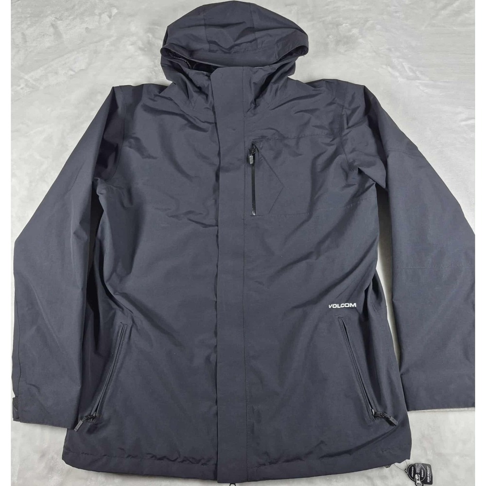 Volcom‎ GORE-TEX Winter Jacket Men's 2XL XXL Black Waterproof Ski Snowboard NWOT